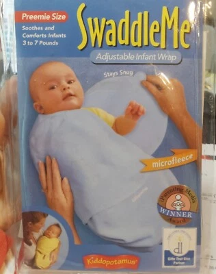 Baby Swaddle Me 0-2 Monate Wrap Pucktuch Plüsch Wickeltuch Pucksack Schlafsack - Bild 1 von 4