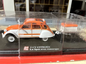 Citroen 2 CV Spot con Rimorchio  Trailer - DIE CAST 1:43 - Foto 1 di 1