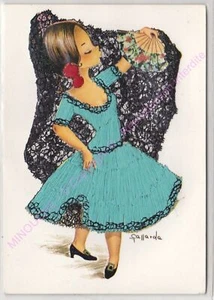 AK BRODEE EMBROIDERED BORDADA FOLKLORE GALLARDA grünes Kleid - Bild 1 von 2