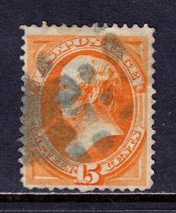EE. UU. — SCOTT 163 — 1873 15c BILLETE WEBSTER — USADO — SCV $160 - Imagen 1 de 2