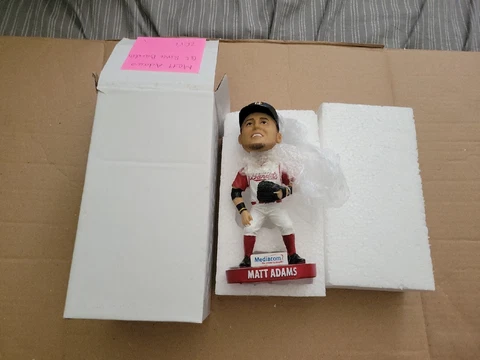 Matt Adams Quad Cities River Bandits St. Louis Cardinals Bobblehead SGA W/ Stub! Cover
