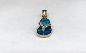 14KT Yellow Gold Sandal Charm - Picture 1 of 4