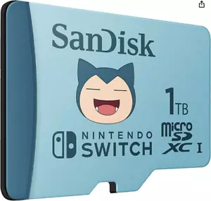 Scheda Microsdxc Sandisk 1TB con licenza per Nintendo-Switch, edizione Pokémon Snorlax - Foto 1 di 4