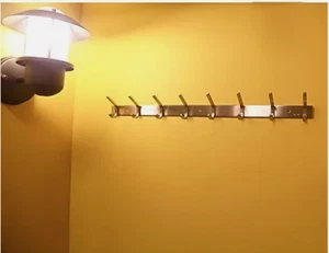 8 HOOK Heavy Duty Stainless Steel 304 Hook Rail Coat Rack Satin Finish 23"Lx3H(S - Picture 1 of 11