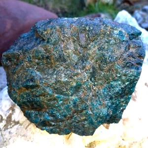 apatita azul 2,5 kg piedra bruta motivación NL9 Blue apatite Zen jardín optimismo - Imagen 1 de 6
