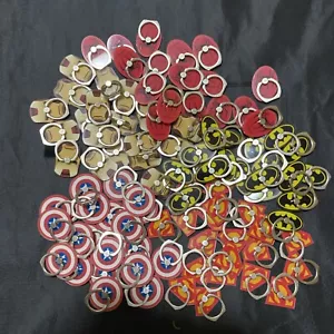 Lot Of 5 . HEROES Rotating Phone Ring Holder iPhone Galaxy Cell Phone Tablet. - Picture 1 of 22