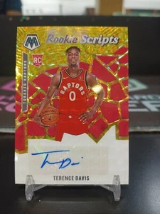 2019-20 Panini Mosaic Terence Davis Rookie Scripts Autograph RS-TDV GOLD 06/25! - Picture 1 of 4