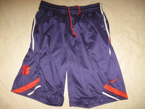 Clemson Tigers Nike Basketball Shorts Men's Large ACC Football NCAA Purple Cover