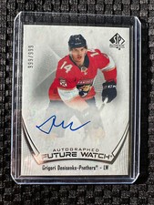 2021-22 SP Authentic Future Watch Auto Grigori Denisenko /999 Florida Panthers