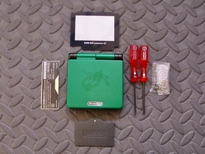Carcasa de repuesto Game Boy Advance SP Rayquaza y negra - Imagen 1 de 2