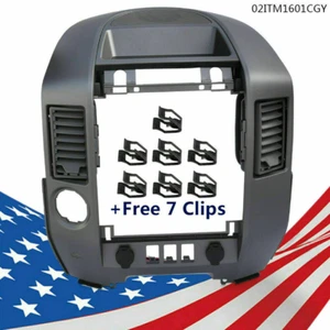 FIT For 2004-2006 TITAN ARMADA CENTER DASH RADIO AC BEZEL WITH SPEAKER BEZEL - Picture 1 of 9