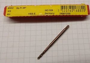 Dormer M2 E002 HSS-E Bright Metric Coarse Spiral Flute M2 Spiral Flute - Picture 1 of 3