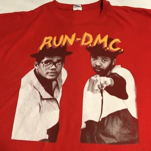 Run DMC Shirt XXL 2XL Picture Red Joseph Simmons Darryl McDaniels Jam Master J - Bild 1 von 10