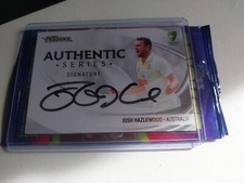 2023/24 CRICKET TRADERS 'AUTHENTIC SIGNATURE WHITE' ASW01 JOSH HAZLEWOOD #55/83