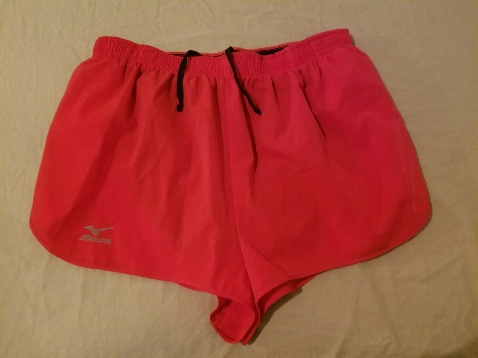 Pantalones Cortos Mujer Mizuno L Grande Rojo Atlético Gimnasio Entrenamiento Fútbol Foto 1 de 4