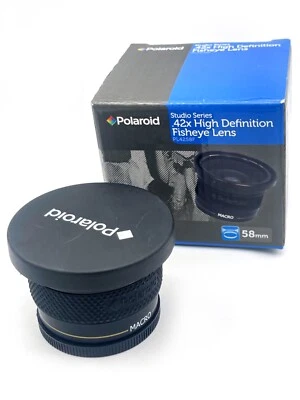 Polaroid Studio Series .42x Fisheye Camera Lens with Box and Bag - Image 1 of 4
