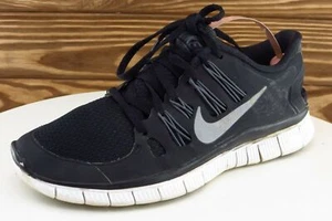 Nike Size 6.5 M Black Lace Up Running Fabric Women Shoe 580591 - Picture 1 of 9