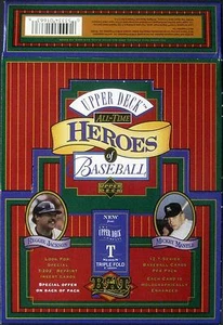 1993 Upper Deck All-Time Heroes of Baseball - Empty Display Box - Mantle/Jackson - Picture 1 of 1