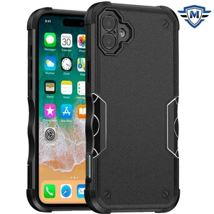 For iPhone 16 Plus 6.7in Case Ergonomic Grip Design Shockproof + Tempered Glass - Picture 1 of 12