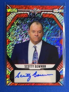2025 Leaf Metal Hockey Legends Scotty Bowman Shimmer Red #BA-SB1 2/2 - Picture 1 of 2