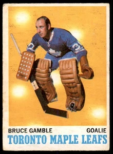 1970-71 O-Pee-Chee Bruce Gamble #105 Toronto Maple Leafs - Picture 1 of 3