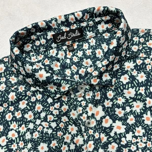 Camisa Polo Bad Birdie Para Hombres Grande Golf Floral Flor AOP Rendimiento Elastizada - Imagen 1 de 7