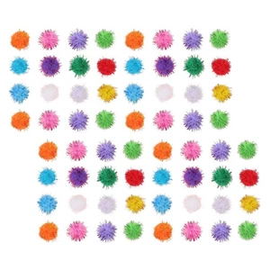  Juguetes para gatos 300 un.: surtido de bolas de pompón suaves para gatitos - juguete teaser para mascotas a granel para - Imagen 1 de 12