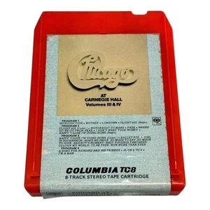 Chicago At Carnegie Hall Volumes III & IV 8 Track Tape Cartridge - Picture 1 of 7