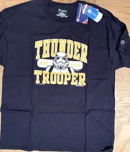 NY YANKEES SHIRT XL TRENTON THUNDER STAR WARS STORM TROOPER CHAMPION BASEBALL - Picture 1 of 4