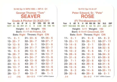 1977 APBA Season W/ XC From 2O17  - CINCINNATI REDS Team Set - Image 1 of 4