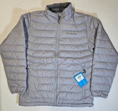 Columbia Powder Lite II Jacket Men’s Medium Gray Omni Heat Water Resistant - Image 1 of 4