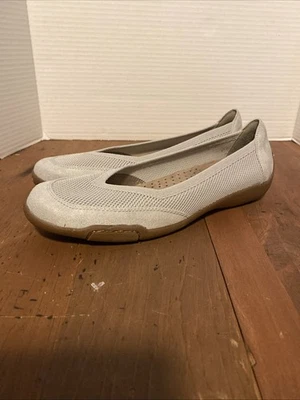 Zapatos planos de malla sin cordones grises Array Louisa para mujer 9,5 estrechos Foto 1 de 4