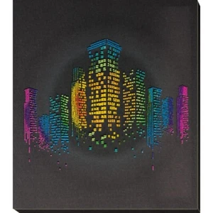 Perlenstickset Nacht in der Stadt Perlenarbeiten DIY Abris Art - Bild 1 von 1