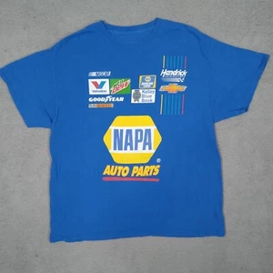 NASCAR Hendrick Motorsports Chase Elliot #24 Shirt XL Blue 2017 Schedule VINTAGE - Picture 1 of 8