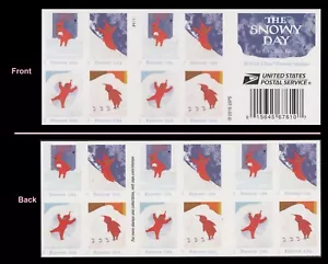 US 5246b The Snowy Day F booklet 20 MNH 2017 - Picture 1 of 1