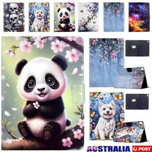 For Samsung Galaxy Tab A9 Plus A8 A7 S6 Lite S9 S10 FE Case Leather Smart Cover - Picture 1 of 69