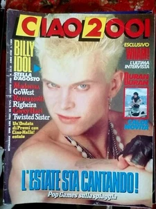 CIAO 2001 32 33 1986 BILLY IDOL DURAN DURAN MADONNA RIGHEIRA No Poster - Picture 1 of 1