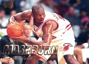 1997 MIAMI HEAT NBA Card JAMAL MASHBURN Fleer - Picture 1 of 3