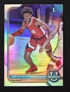 2022 Bowman U Basketball Chrome Base Refractor #75 Keon Ellis