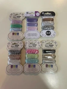 We R Memory Keepers Sew Easy Fancy Floss 3 Skeins Ea 8.7Yds Per Skein You Choose - Picture 1 of 15