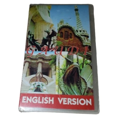 Gaudi Travel Guide VHS English Documentary Manuel Esteba Sealed Spain English - Image 1 of 4