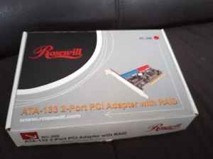 Rosewill RC-200 ATA-133 2-Port PCI Adaptor with RAID - Picture 1 of 3