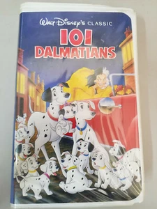101 Dalmations (VHS) Walt Disney Classic White Clamshell Vintage VHS - Picture 1 of 2