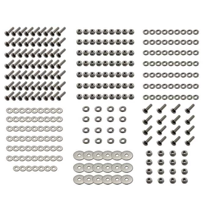 1954-59 Bed Bolt Kit - Polished - Long Step for Chevy, GMC Truck - Изображение 1 из 1