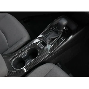 For Toyota Corolla 20-21 Car Gear Panel Water Cup Holder Cover Carbon Fiber Trim - Picture 1 of 10
