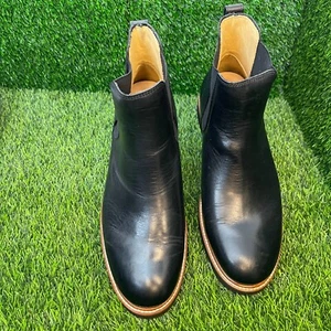 Stivali Chelsea Samuel Hubbard da uomo 24 Seven neri taglia US 8,5 slip on - Foto 1 di 14