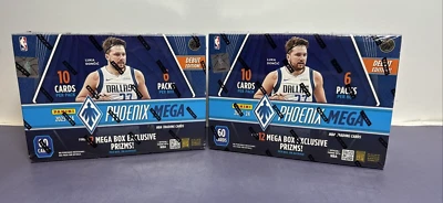 2023-24 Panini Phoenix Basketball Lot (2) Mega Box 120 Cards Total  BRAND NEW - Image 1 of 2