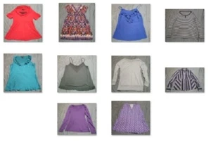 10 Women Tops Sz Large Blouse Shirt Dress Liz Claiborne Mossimo Will Smith Lot E - Picture 1 of 21