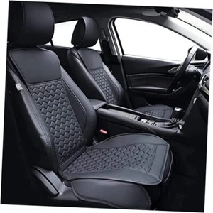 2PCs Front Car Seat Covers Leather Water Proof Seat Protector Universal fit - Picture 1 of 7