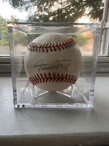 Willie Mays signed ball with COA
